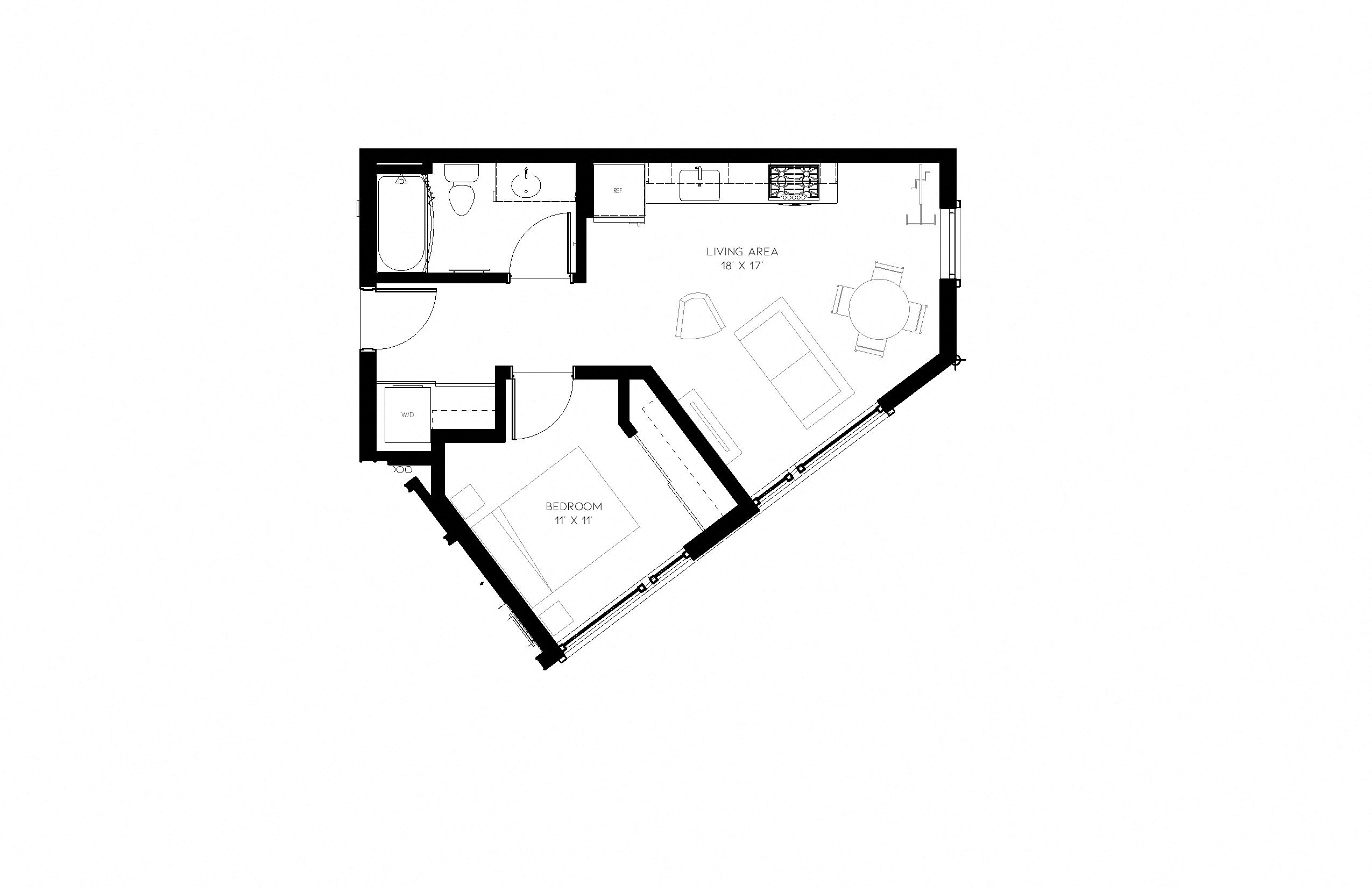 Multnomah Station B3 Floor Plan